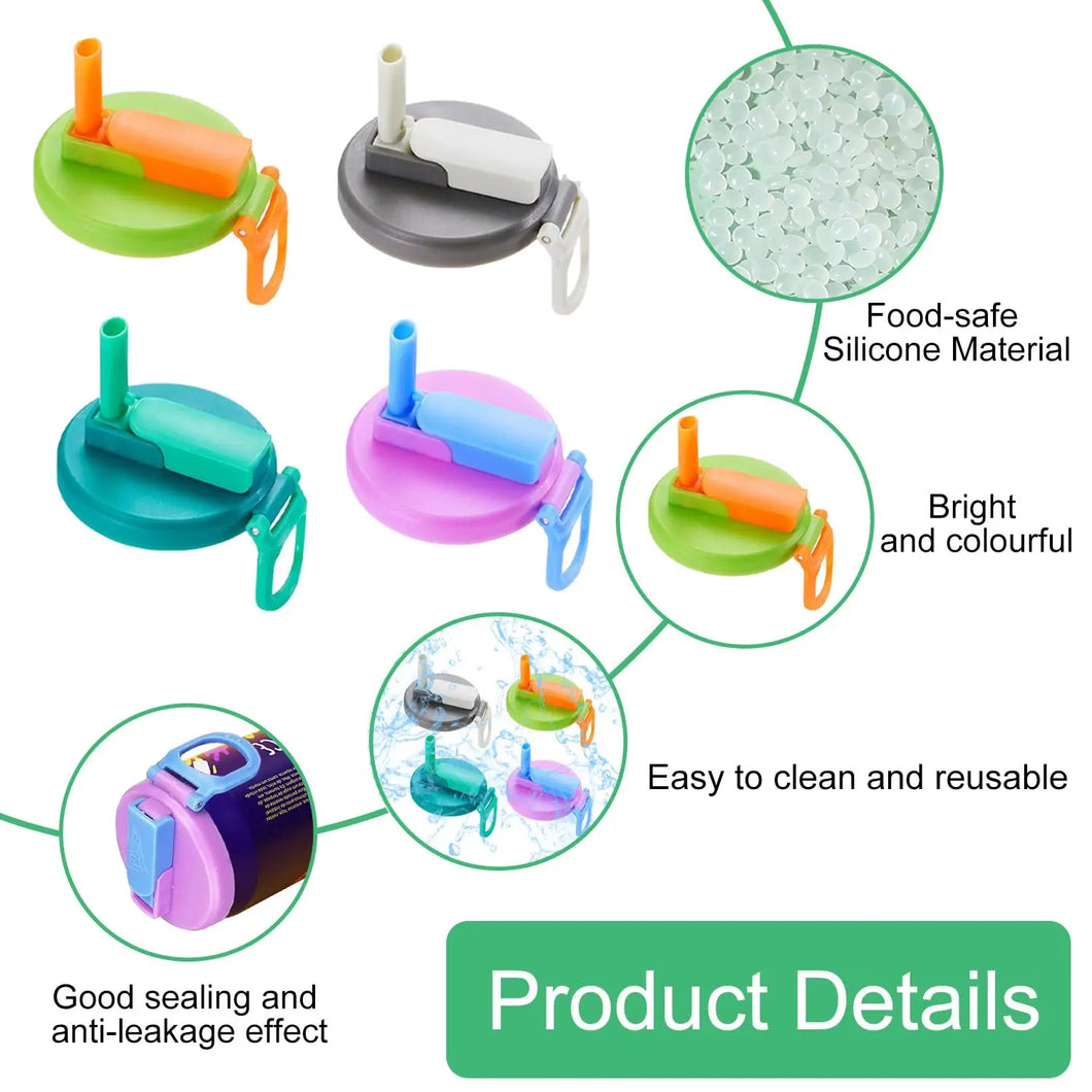 Silicone Can Sip Lid with Straw
