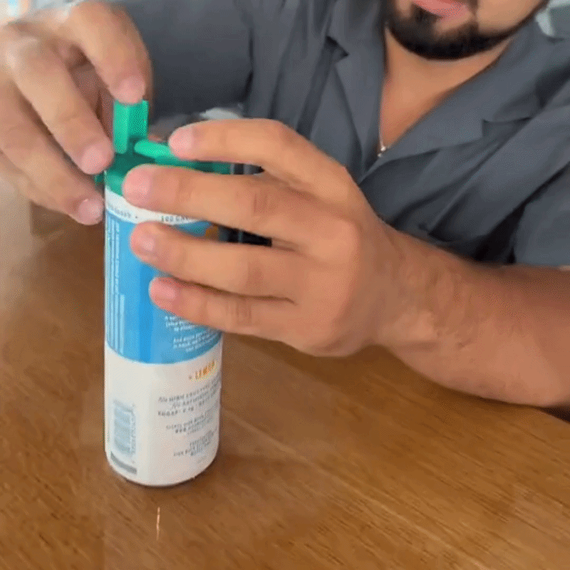 Silicone Can Sip Lid with Straw